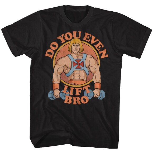 Masters Of The Universe U Even Lift T Shirt Retro Cartoon Graphic Fan Gift Tee - Picture 1 of 5